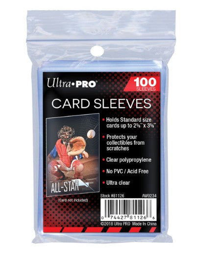 Ultra pro: Soft Sleeves - Penny Sleeves 100 Count pack